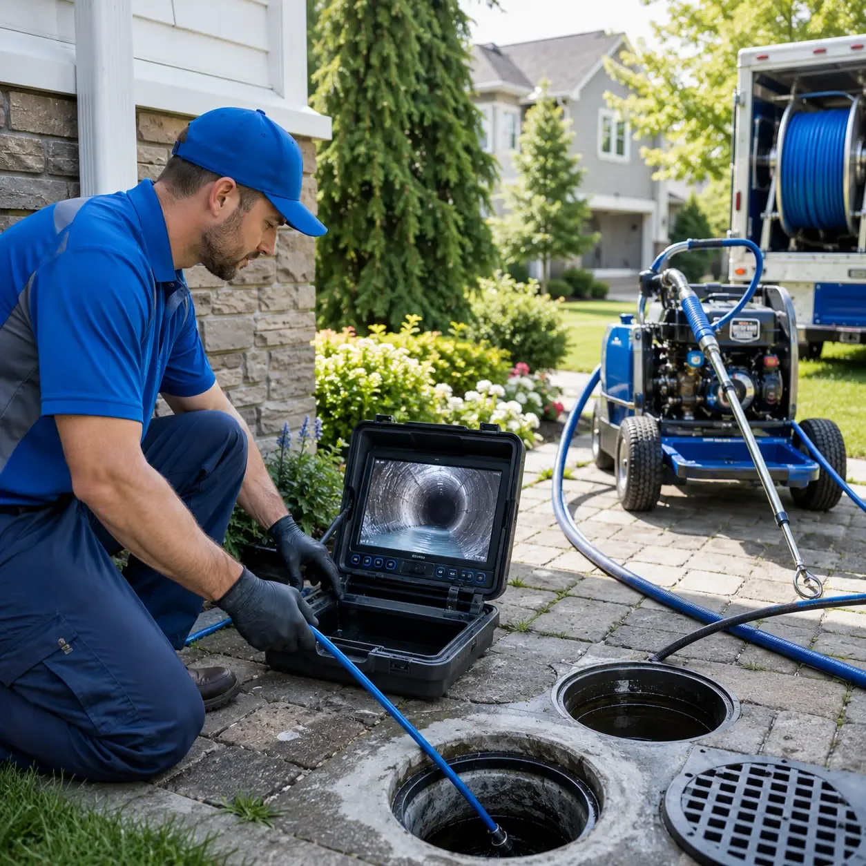 Outdoor drain cleaning professionals serving Kendalia, TX